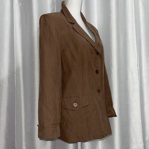 Brown Pendleton Blazer - Size 16